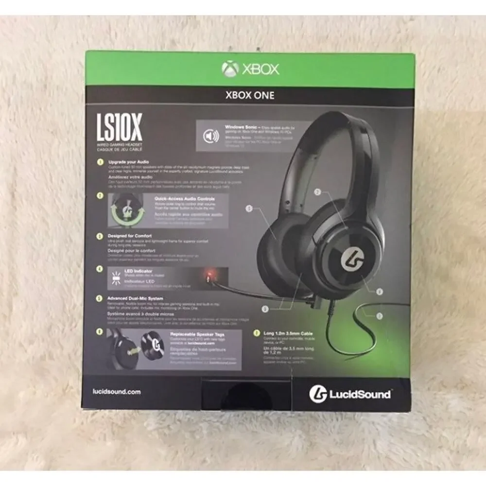Lucid Sound LS10X Advanced Wired Gaming Headset for Xbox One